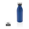 RCS Recycled stainless steel deluxe water bottle blue | No Branding | not available | not available