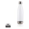 Leakproof water bottle with stainless steel lid White | No Branding | not available | not available