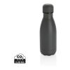 Solid colour vacuum stainless steel bottle 260ml grey | No Branding | not available | not available