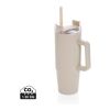 Tana RCS recyled plastic tumbler with handle 900ml off white