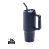 Embrace deluxe RCS recycled stainless steel tumbler 900ml navy | No Branding | not available | not available