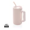 Cube RCS certified recycled steel mug 800ml pink