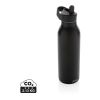 Avira Ara RCS Re-steel fliptop water bottle 500ml black | No Branding | not available | not available