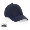 Milo AWARE™ recycled heather 6 panel cap 200gr navy | No Branding | not available | not available | not available