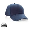 Impact 6 panel 280gr Recycled cotton cap with AWARE™ tracer navy | No Branding | not available | not available | not available