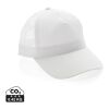 Impact AWARE™ Trucker Recycled Cotton 5 Panel Cap White | No Branding | not available | not available | not available