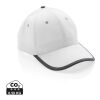 Impact AWARE™ Brushed rcotton 6 panel contrast cap 280gr White | No Branding | not available | not available | not available