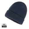 Impact AWARE Polylana double knitted beanie navy | No Branding | not available | not available | not available