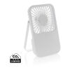 Aervina RCS recycled plastic re-chargeable desk fan White | No Branding | not available | not available