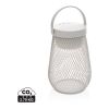 Aurora RCS recycled plastic USB re-chargeable table lamp grey | No Branding | not available | not available