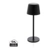 Zenic RCS recycled plastic USB re-chargable table lamp black | No Branding | not available | not available
