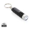 Globix RCS recycled plastic USB re-chargeable keychain torch black | No Branding | not available | not available