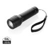 Flara RSC recycled plastic USB-rechargeable torch black | No Branding | not available | not available