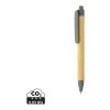 FSC®write responsible recycled paper barrel pen Charcoal Grey | No Branding | not available | not available