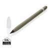 Aluminum inkless pen with eraser green | No Branding | not available | not available