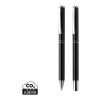 Swiss Peak Cedar RCS certified recycled aluminum pen set black | No Branding | not available | not available