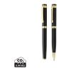 Swiss Peak Luca RCS recycled brass deluxe pen set black | No Branding | not available | not available