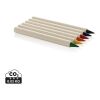 Micki GRS infinity 6pc colouring pencil set white | No Branding