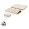Micki GRS infinity 6pc colouring pencil set with notepad white | No Branding