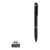 Swiss peak OSLO recycled stainless steel deluxe pen black