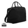 Kezar AWARE™ 500 gsm recycled canvas deluxe weekend bag black | No Branding | not available | not available | not available