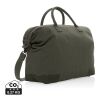 Kezar AWARE™ 500 gsm recycled canvas deluxe weekend bag green | No Branding | not available | not available | not available