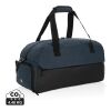 Kazu AWARE™ RPET basic weekend duffel blue | No Branding | not available | not available | not available