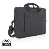 Laluka AWARE™ recycled cotton 15.4 inch laptop bag anthracite | No Branding | not available | not available | not available