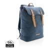 Canvas laptop backpack PVC free blue | No Branding | not available | not available | not available