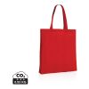 Impact AWARE™ Recycled cotton tote w/bottom 145g red | No Branding | not available | not available | not available