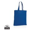 Impact AWARE™ Recycled cotton tote w/bottom 145g blue | No Branding | not available | not available | not available