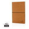 A5 recycled leather notebook brown | No Branding | not available | not available