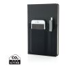 A5 Deluxe notebook with smart pockets black | No Branding | not available | not available