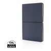 Modern deluxe softcover A5 notebook navy | No Branding | not available | not available
