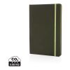 GRS certified RPET A5 notebook green-green | No Branding | not available | not available