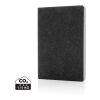 Phrase GRS certified recycled felt A5 notebook black | No Branding | not available | not available
