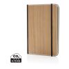 Treeline A5 wooden cover deluxe notebook brown | No Branding | not available | not available
