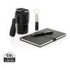 Swiss Peak RCS certified deluxe business gift set w/ tumbler black | No Branding | not available | not available