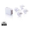 Travel plug with 4 USB ports white | No Branding | not available | not available