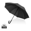 Swiss Peak Vero Aware™ RPET 25” umbrella w luxe handle black | No Branding | not available | not available