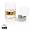 Re-usable stainless steel ice cubes 4pc silver | No Branding | not available | not available