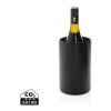 Vino RCS certified recycled stainless steel wine bucket black | No Branding | not available | not available