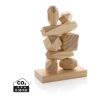 Ukiyo Crios wooden balancing rocks in pouch brown | No Branding | not available | not available