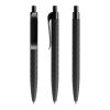 Prodir QS01 push ballpoint pen Soft Touch black | Without Branding | Blue