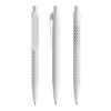 Prodir QS40 push ballpoint pen True Biotic white | Without Branding | Black