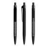 Prodir QS40 push ballpoint pen Soft Touch black | Without Branding | Black