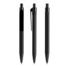 Prodir QS50 push ballpoint pen Soft Touch black | Without Branding | Black