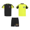 Juve unisex sports set Fluor Yellow-Solid black | S