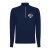 Estambul long sleeve men's half zip sweatshirt Standard | Navy Blue | roly- | No Branding | not available | not available | not available