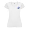 Victoria short sleeve women's v-neck t-shirt Standard | White | roly-L | No Branding | not available | not available | not available